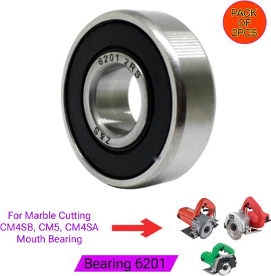 HOXIUL HCH 6201-2RS-Double Shielded Miniature Ball Bearing (Pack of 2) For Power Tools Wheel Bearing