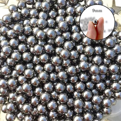 Marksman 100pcs 9mm Silver Bearing Balls – For Cycle Ball & Wheel Bearing Use Wheel Bearing