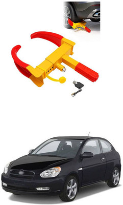 LOVMOTO Car Wheel Tyre Lock Clamp Heavy Duty Anti Theft Protective For Acce-nt Viv-a Wheel Lock