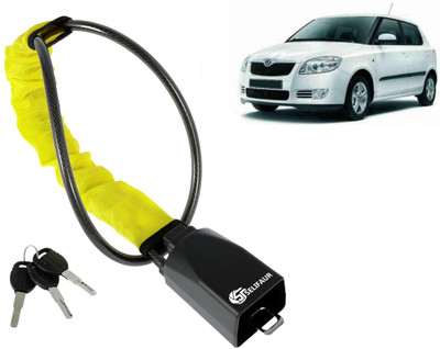 Selifaur W2L351 - Car Steering Wheel Lock Anti-Theft Device with 3 Keys For Fabia Wheel Lock