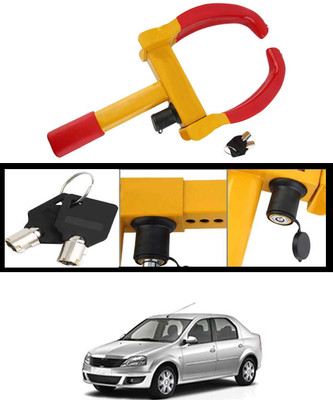 AYW Heavy Duty Red/Yellow Anti Theft Wheel Lock With Two Keys-179 Universal Anti Theft Waterproof Heavy Duty Wheel Lock For Vehicles-179 Wheel Lock