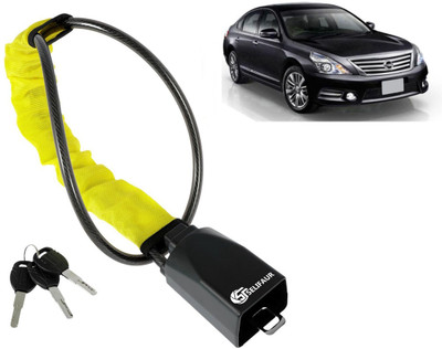 Selifaur W2L331 - Car Steering Wheel Lock Anti-Theft Device with 3 Keys For Teana Wheel Lock