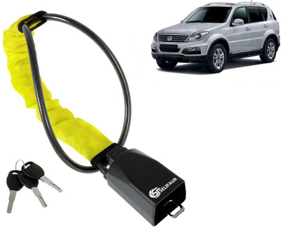 Selifaur W2L364-Car Steering Wheel Lock Anti-Theft Device with 3 Keys For SsangyongRexton Wheel Lock