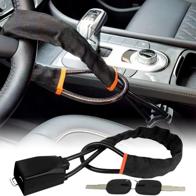 Selifaur Car Steering Wheel Lock Steering Wheel Lock Anti-Theft Device Wheel Lock
