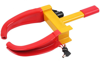 ENEMYT Car Wheel Lock Security Tire Clamp for All Car Truck and Bike Wheel Lock