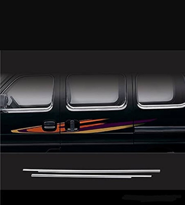 AutoZone Side Door Lower Window Garnish Chrome Finishing Suitable For Maruti Eeco Car Window Louver(Silver)