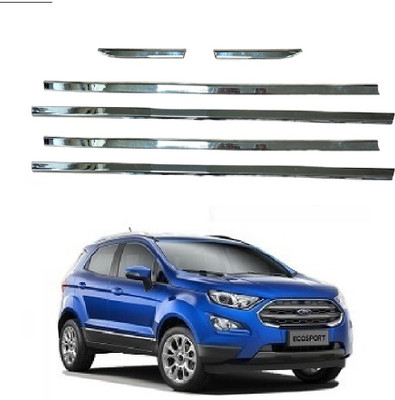 ROSHNEER ENTERPRISES Chrome Finish Window Lower Side Garnish for FORD ECOSPORT NEW 2017-2021 /0065 Car Window Louver(Steel)
