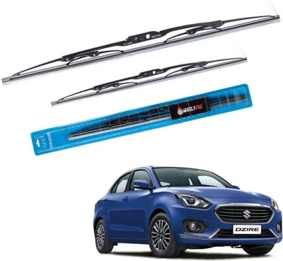 wheelyfine Metal Wiper Blade Windshield Wiper(53 cm, Passenger And Driver Side Wipers, Pack of: 2)