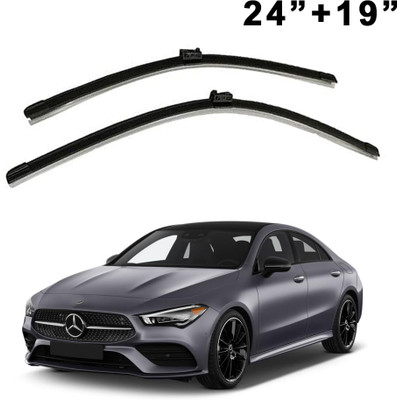 Oshotto Conventional Wiper Blade Windshield Wiper(60.96 cm, Passenger And Driver Side Wipers, Pack of: 2)