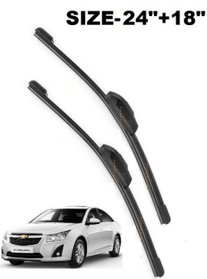 Crazycreations FRAMELESS / SOFT WIPER Windshield Wiper(107 cm, Passenger And Driver Side Wipers, Pack of: 2)