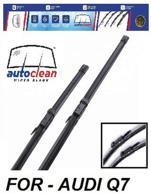 AutoClean FRONT WIPER BLADE AUDI Q7 OLD Windshield Wiper(50 cm, Passenger And Driver Side Wipers, Pack of: 2)