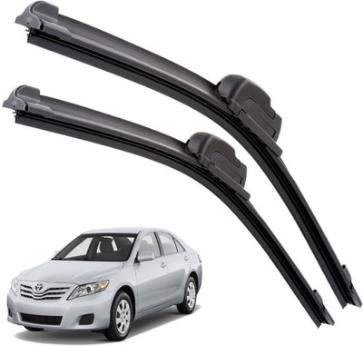 Auto Hub Wiper Blade Windshield Wiper(66 cm, Passenger And Driver Side Wipers, Pack of: 2)
