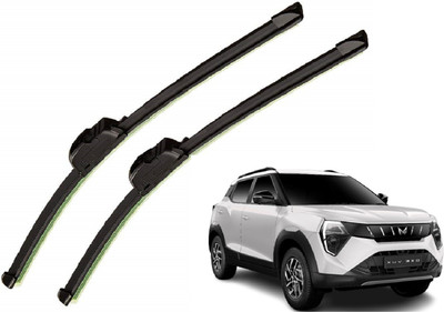 Auto Hub Wiper Blade Windshield Wiper(24 cm, Passenger And Driver Side Wipers, Pack of: 1)