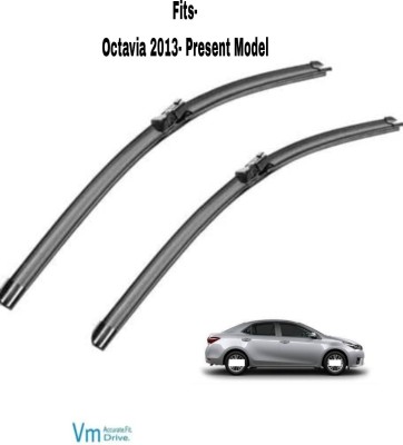 VM Carparts Front Windshield Wiper(60 cm, Passenger And Driver Side Wipers)