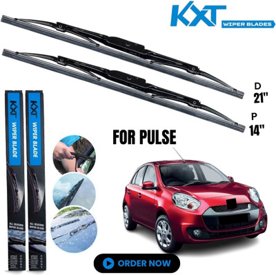 Kxt Flat With Frame Wiper Blade Windshield Wiper(55 cm, Passenger And Driver Side Wipers, Pack of: 2)
