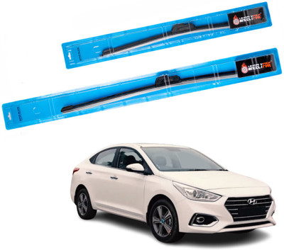 wheelyfine Frameless Windshield Wiper(53 cm, Passenger And Driver Side Wipers, Pack of: 2)