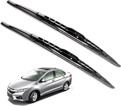 Euro Care Metal Wiper Blade Windshield Wiper(60.96 cm, Passenger And Driver Side Wipers, Pack of: 2)