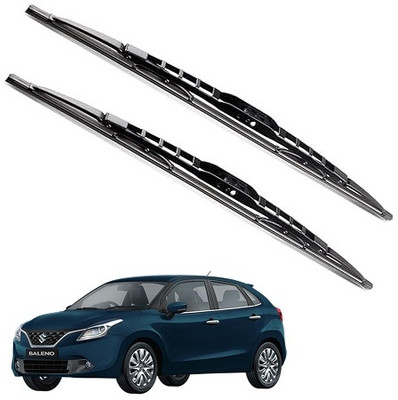SLSHILPA Metal Wiper Blade Windshield Wiper(30 cm, Passenger And Driver Side Wipers)