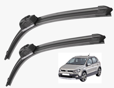 Auto Hub Wper Blade Windshield Wiper(24 cm, Passenger And Driver Side Wipers, Pack of: 1)