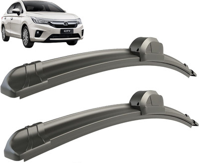 Caronix Radial Wiper Blade Windshield Wiper(55.88 cm, Passenger And Driver Side Wipers, Pack of: 2)