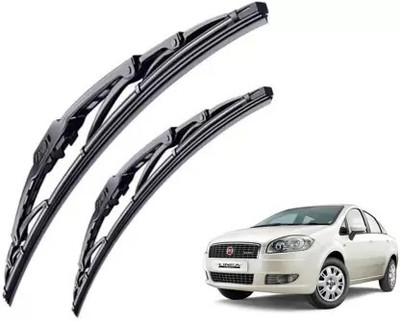 FORSONS Metal Frame Wiper Blade Windshield Wiper(24 cm, Passenger And Driver Side Wipers, Pack of: 2)