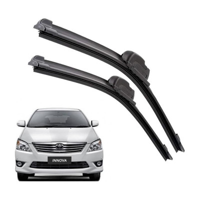 PwX FRAMELESS/SOFT Windshield Wiper(102 cm and 102 cm, Passenger And Driver Side Wipers, Pack of: 2)