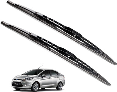 Euro Care Metal Wiper Blade Windshield Wiper(55.88 cm, Passenger And Driver Side Wipers, Pack of: 2)
