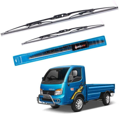 wheelyfine Metal Wiper Blade Windshield Wiper(50 cm, Passenger And Driver Side Wipers, Pack of: 2)