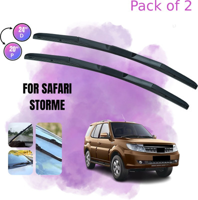 KYLO Hybrid Wiper Blade Windshield Wiper(60 cm, Passenger And Driver Side Wipers, Pack of: 2)