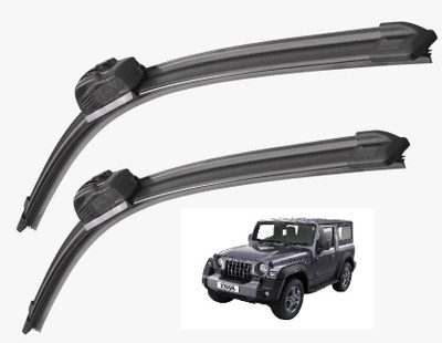 Auto Hub Wper Blade Windshield Wiper(24 cm, Passenger And Driver Side Wipers, Pack of: 1)
