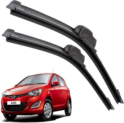 Auto Hub Wiper Blade Windshield Wiper(61 cm, Passenger And Driver Side Wipers, Pack of: 2)