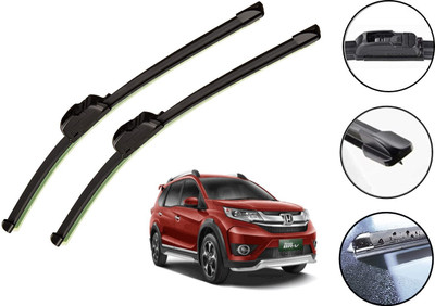 Auto Hub Wiper Blade Windshield Wiper(66 cm, Passenger And Driver Side Wipers, Pack of: 2)