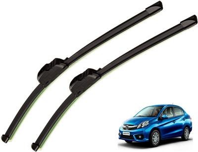 Auto Hub Flat Wiper Blade Windshield Wiper(50 cm, Passenger And Driver Side Wipers, Pack of: 2)
