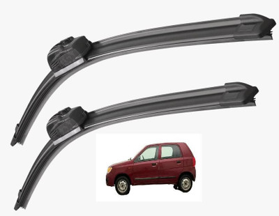 Shreepushti Wiper Blade Windshield Wiper(24 cm, Passenger And Driver Side Wipers, Pack of: 1)