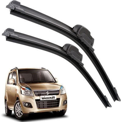 Auto Hub Wiper Blade Windshield Wiper(46 cm, Passenger And Driver Side Wipers, Pack of: 2)