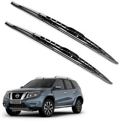 SLSHILPA Metal Wiper Blade Windshield Wiper(30 cm, Passenger And Driver Side Wipers)