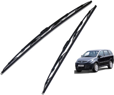 Auto Hub Metal Wiper Blade Windshield Wiper(53 cm, Passenger And Driver Side Wipers, Pack of: 2)