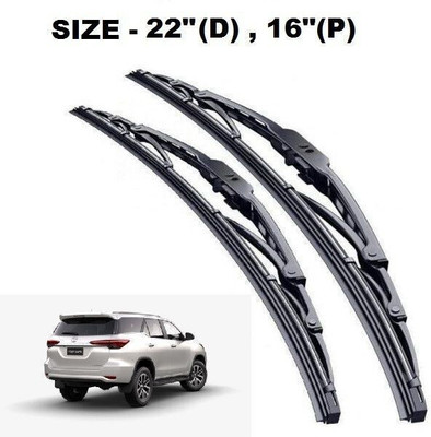 S Decor M METAL FRAME WIPER BLADE Windshield Wiper(97 cm, Passenger And Driver Side Wipers)