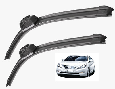 Auto Hub Wiper Blade Windshield Wiper(24 cm, Passenger And Driver Side Wipers)