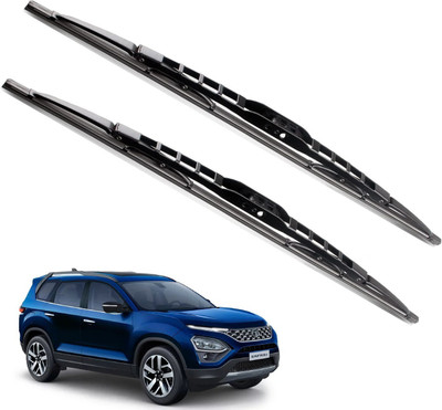 MOCKHE Metal Wiper Blade Windshield Wiper(66 cm, Passenger And Driver Side Wipers, Pack of: 1)