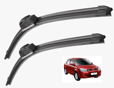 Auto Hub Wper Blade Windshield Wiper(24 cm, Passenger And Driver Side Wipers, Pack of: 1)