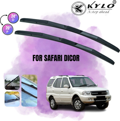 KYLO Hybrid Wiper Blade Windshield Wiper(60 cm, Passenger And Driver Side Wipers, Pack of: 2)
