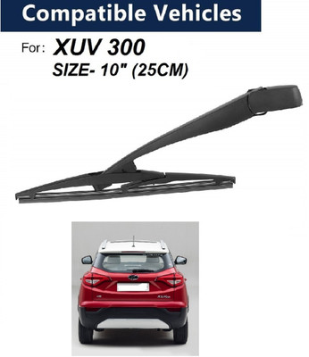 AutoClean REAR WIPER BLADE WITH ARM XUV300 Rear Window Wiper(30 cm, Driver Side Wiper, Pack of: 2)