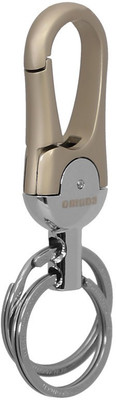 Omuda Premium and Stylish Hook Locking Metal Key Chain for Men & Women Locking Carabiner(Silver)