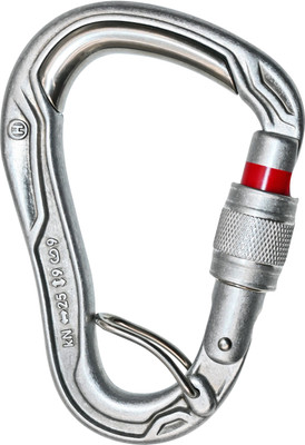 EDELRID HMS Bulletproof Screw FG Locking Carabiner(Green)