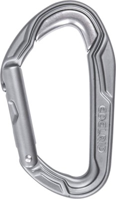 EDELRID Bulletproof Straight - Slate Locking Carabiner(Silver)