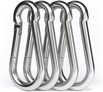 Toolsroom Snap Hook 8mm Locking Carabiner(Silver)