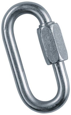 EDELRID Screwlink 8mm Locking Carabiner(Silver)