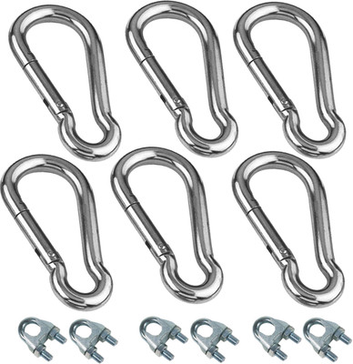 dubidu Csnp 7mm6p Carabiner(Silver)