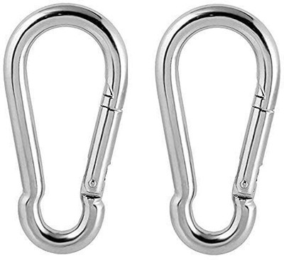LORDS gs, stretching wires Snap Hook, carabiner for punching bag, key ring (8mm) Locking Carabiner(Silver)